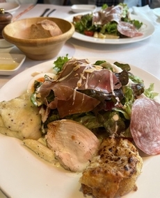 父親の誕生日にフレンチ料理