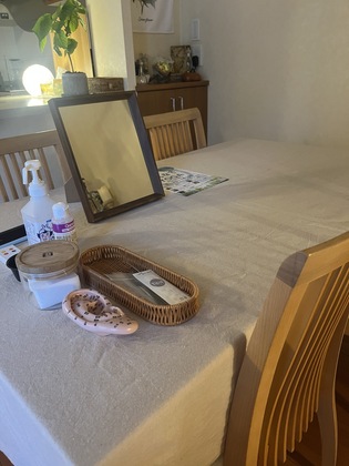 耳つぼさせていただいています♪